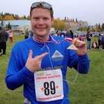 Travis Lewis after the 2009 Equinox Marathon