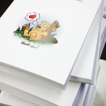 Thanks Fairbanks cards featuring art by Jamie Smith