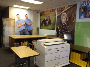 5x8 Foot Posters and Banners in The Date-Line Digital Printing Lobby