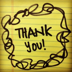 Thank You with Scribbles